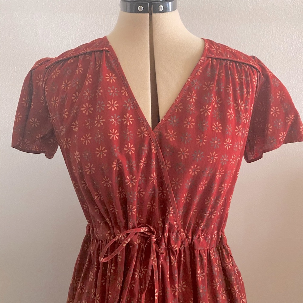 Christy Dawn Block Print Dress Small